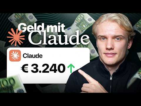 Talking-head video on making money with Claude AI (German)
